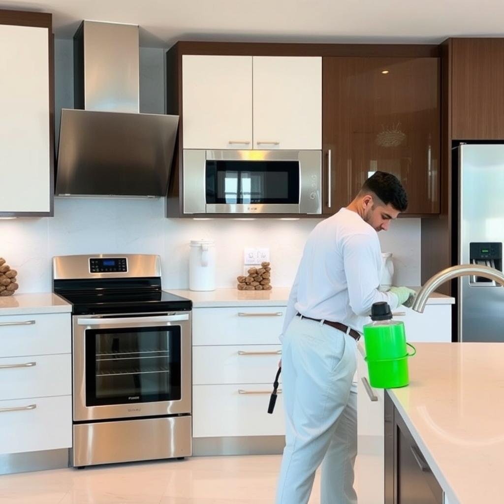 تنظيف المطابخ والحمامات بشكل احترافي من قبل شركة آفاق الحياة