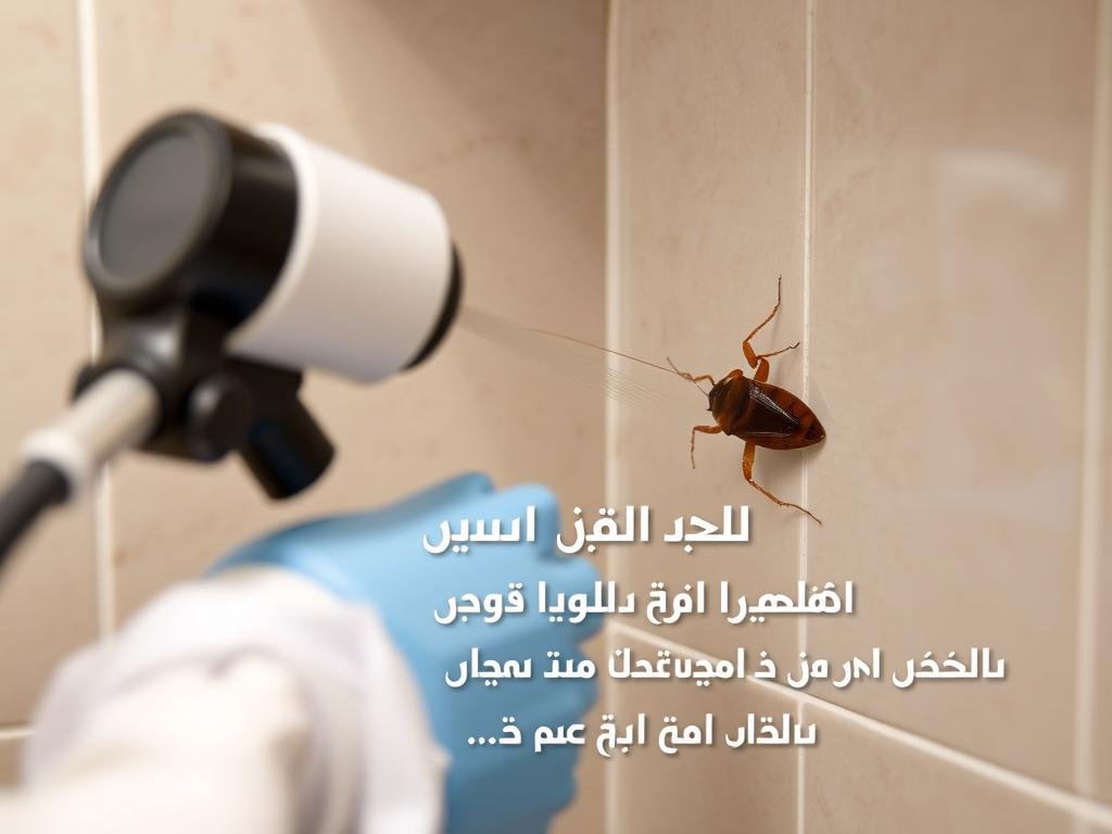 مكافحة الصراصير بأحدث التقنيات