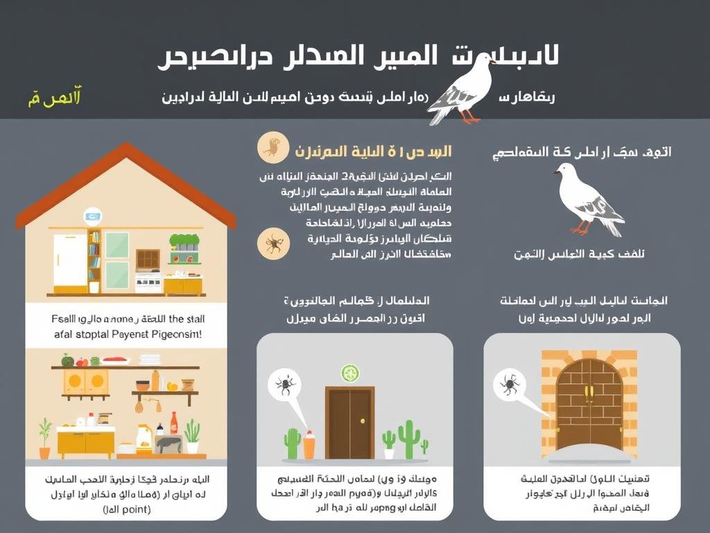 نصائح للوقاية من الحشرات والحمام